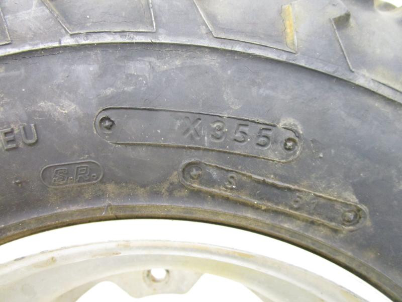 86 Kawasaki KXT 250 Tecate 3 OEM Front Wheel Dunlop KT Tire 11x7
